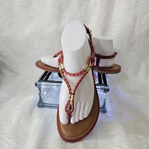 Montego Bay Club Flat Sandals Size 8